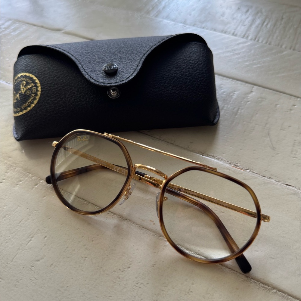 Ray-Ban RB3765 Transitions sunglasses Gold Frame Brown Lenses